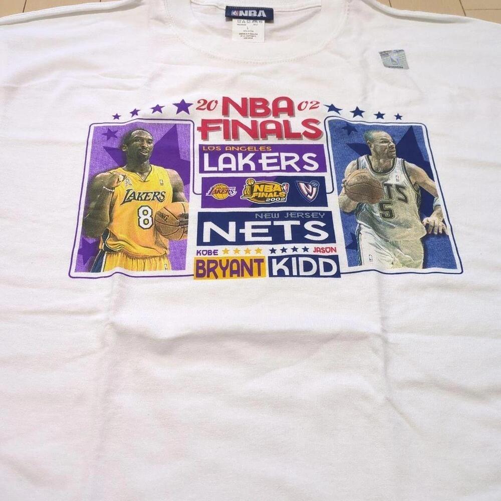 2002 Nba Finals Kobe Bryant Lakers Vs Jason Kidd Nets T-Shirt